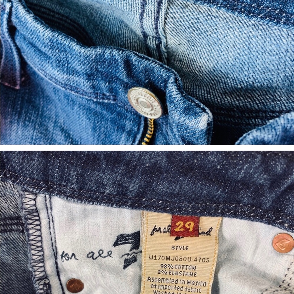 7 For All Mankind Flynt Bootcut Medium Wash Jeans